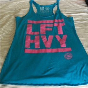 Light Blue lift heavy tank